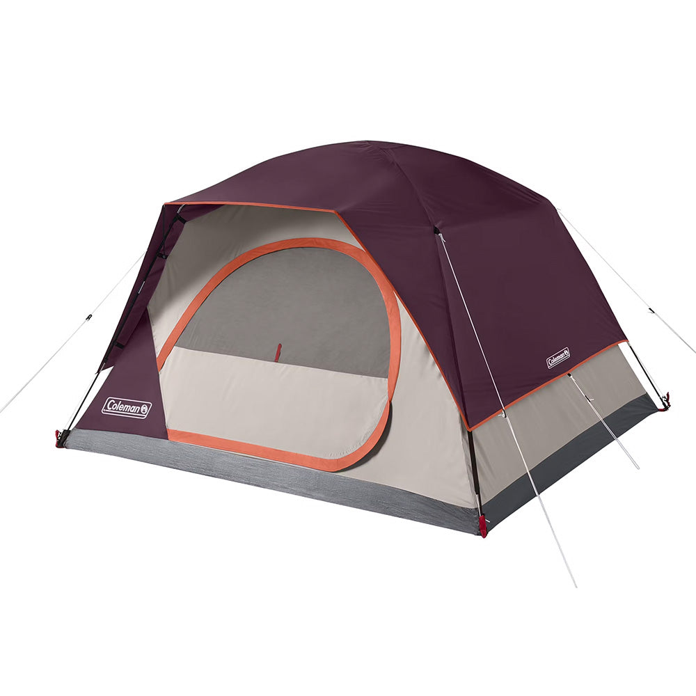 4-Person Skydome Camping Tent - Blackberry