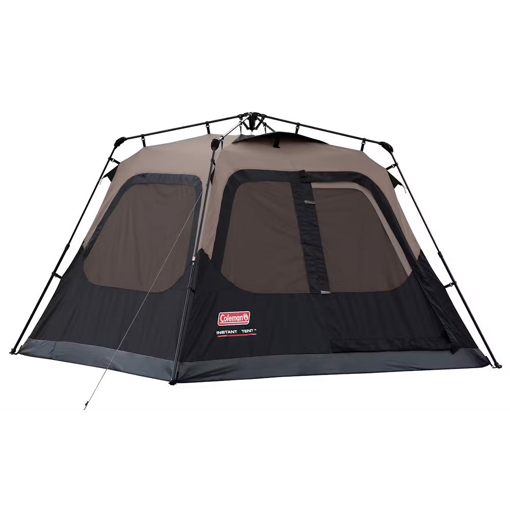 4-Person Cabin Camping Tent w/Instant Setup - Black
