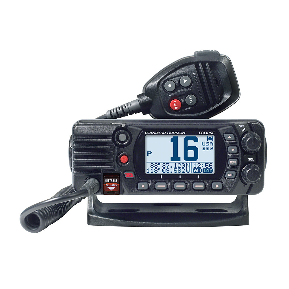 GX1410GB Eclipse Series 25W Fixed Mount VHF/GPS-Black