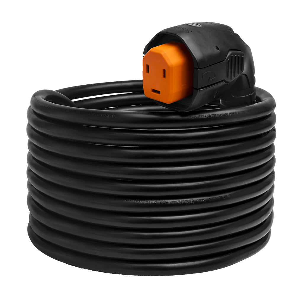 30 AMP Angled RV Dual Configuration Cordset - 30'