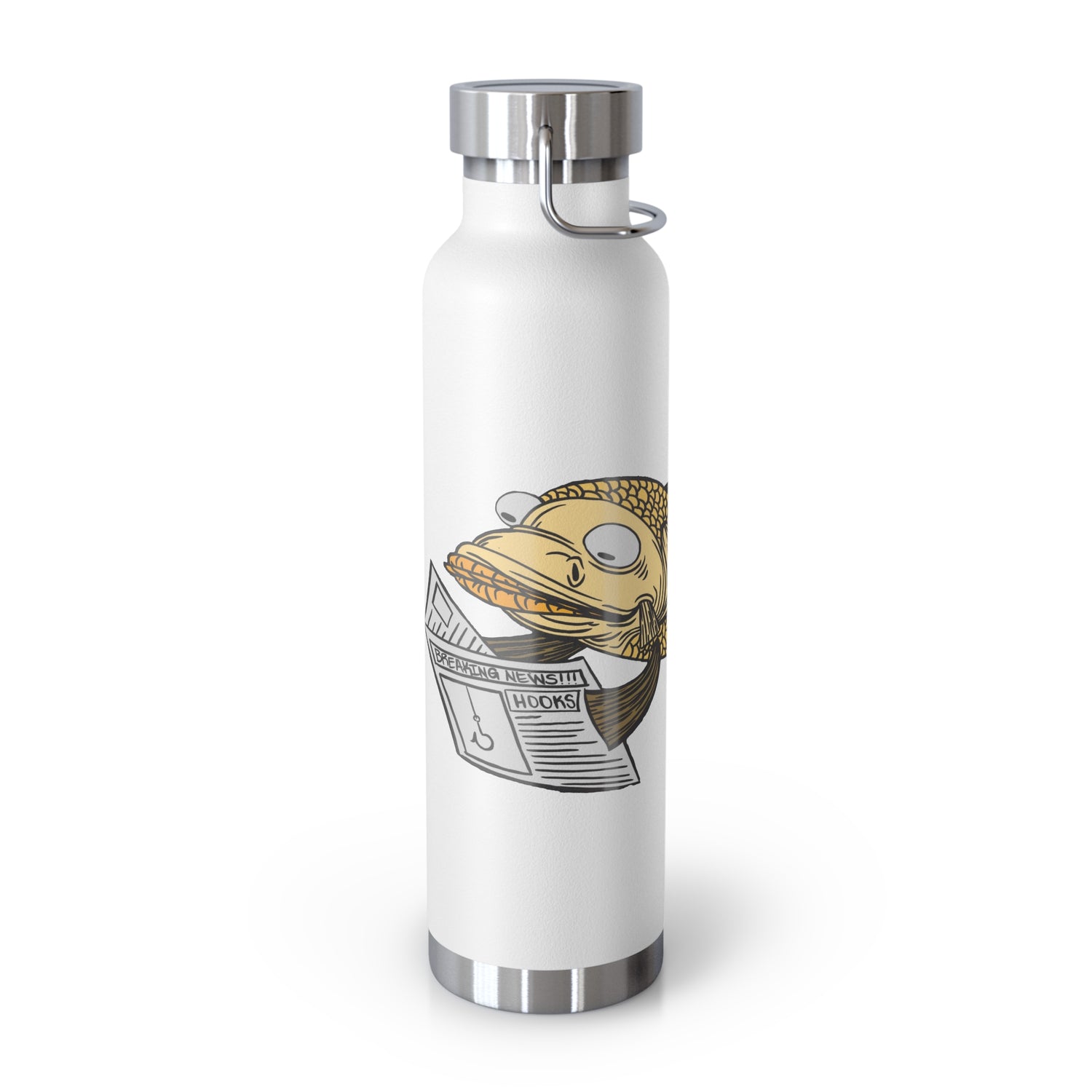 Josh Korell Design - Carpe Diem, Copper Vacuum Insulated Bottle, 22oz