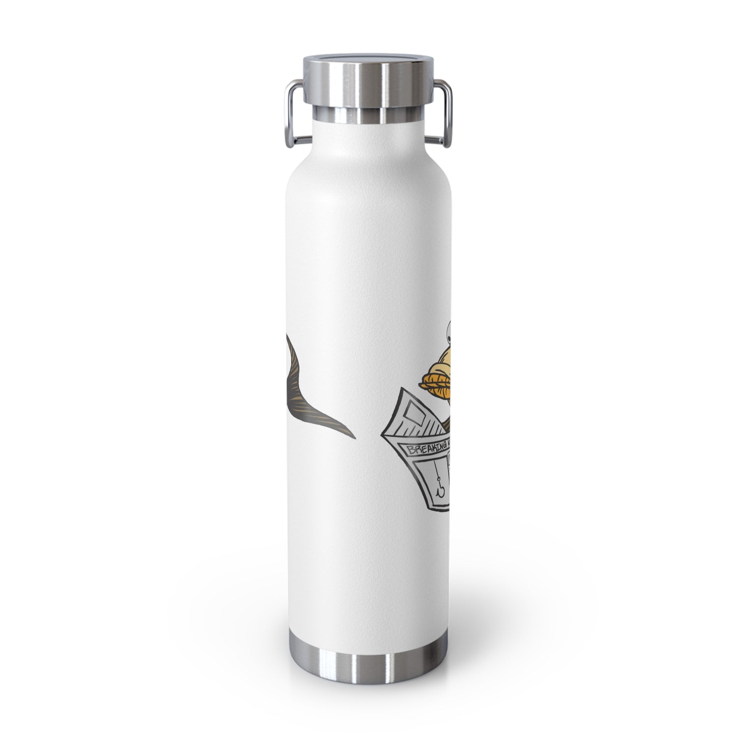 Josh Korell Design - Carpe Diem, Copper Vacuum Insulated Bottle, 22oz