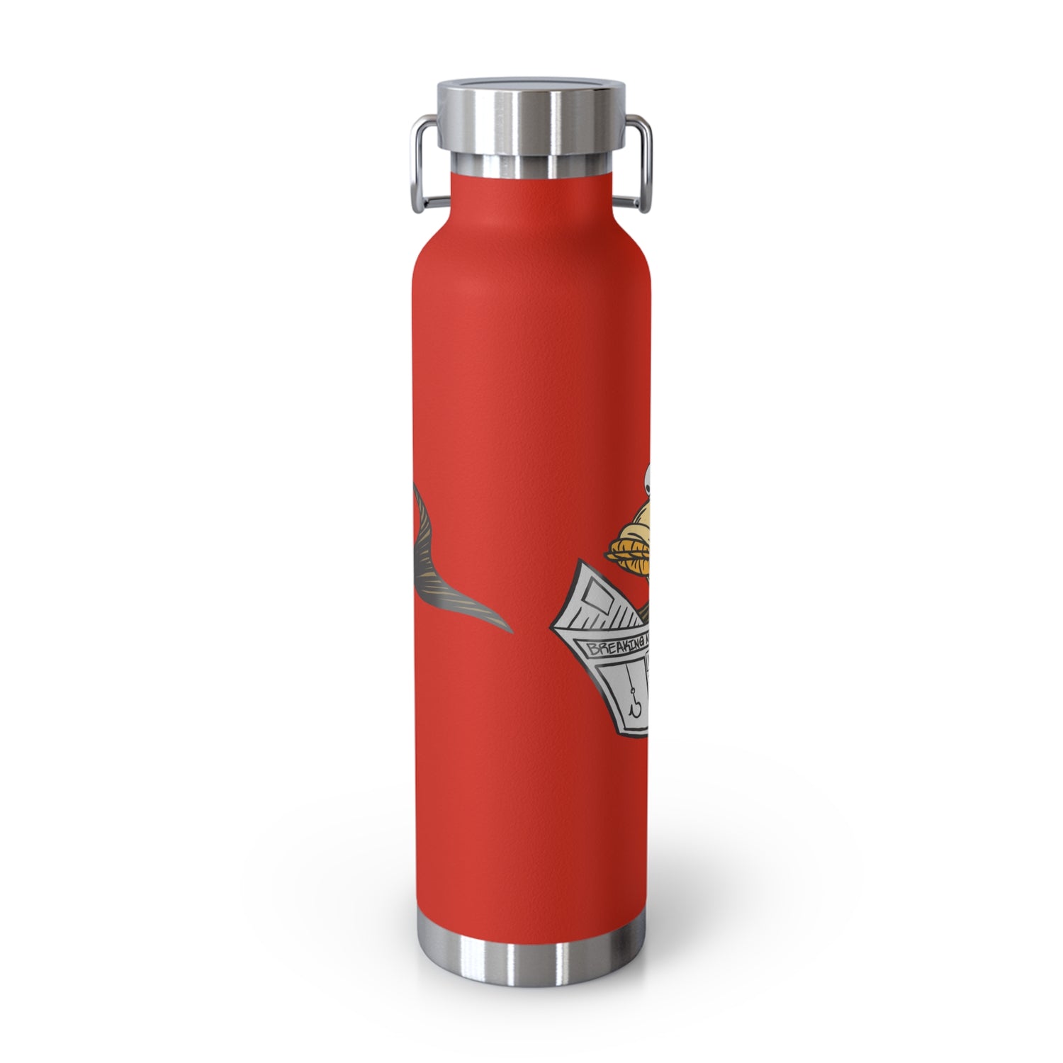 Josh Korell Design - Carpe Diem, Copper Vacuum Insulated Bottle, 22oz