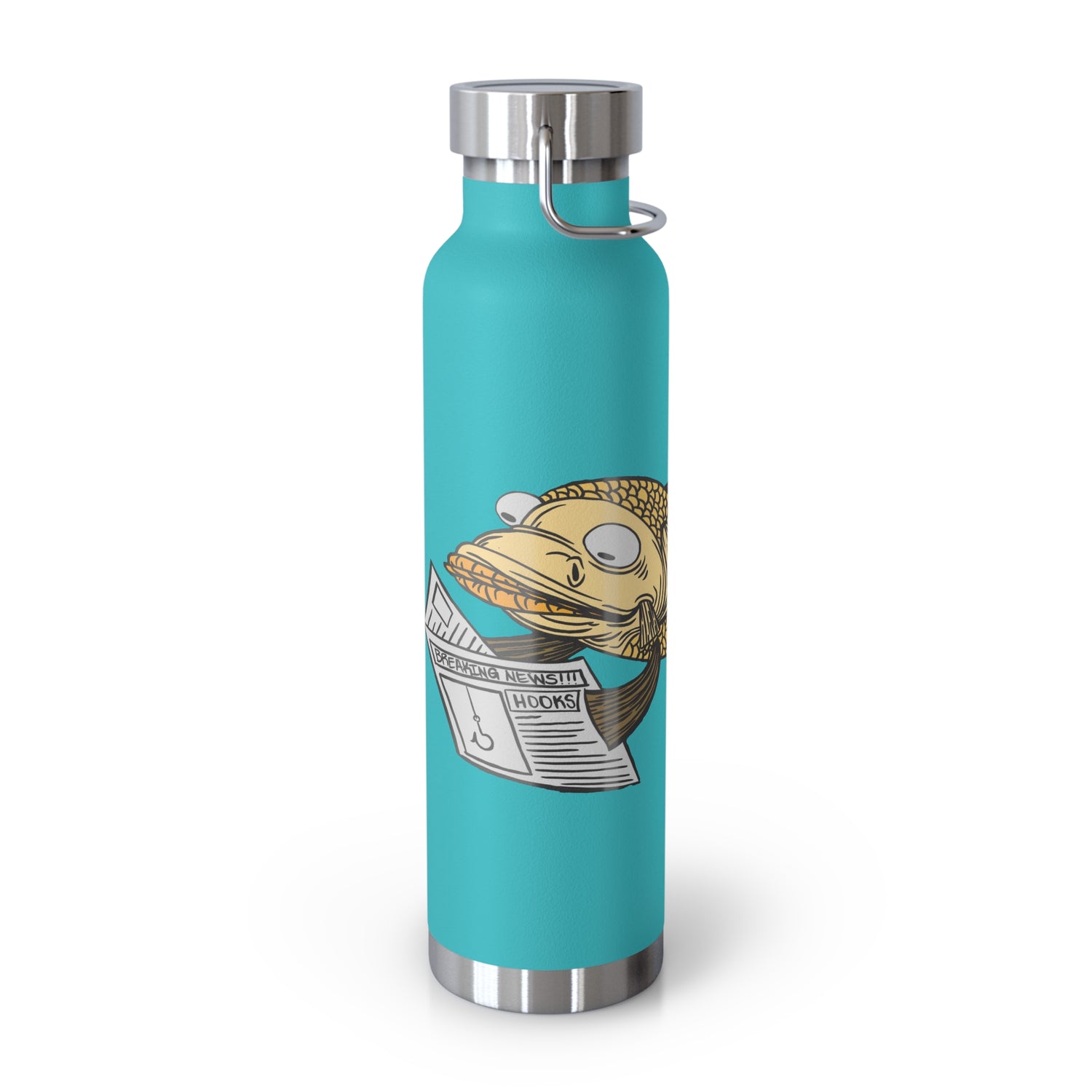 Josh Korell Design - Carpe Diem, Copper Vacuum Insulated Bottle, 22oz