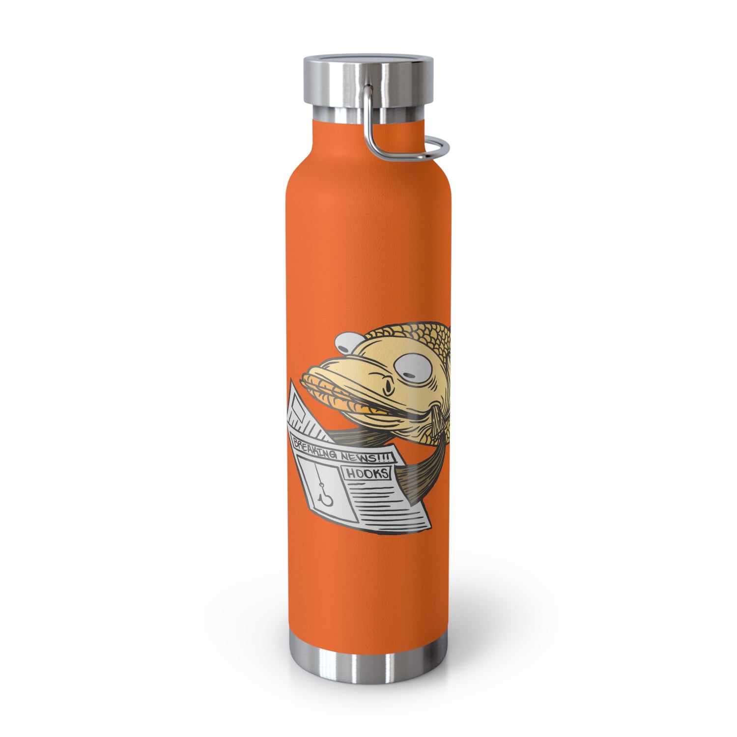 Josh Korell Design - Carpe Diem, Copper Vacuum Insulated Bottle, 22oz