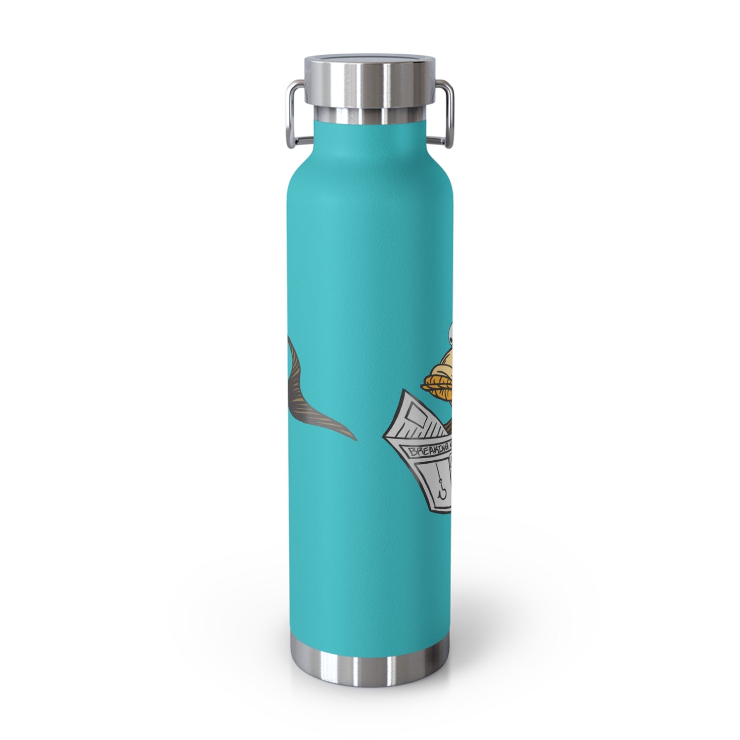 Josh Korell Design - Carpe Diem, Copper Vacuum Insulated Bottle, 22oz