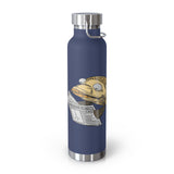 Josh Korell Design - Carpe Diem, Copper Vacuum Insulated Bottle, 22oz