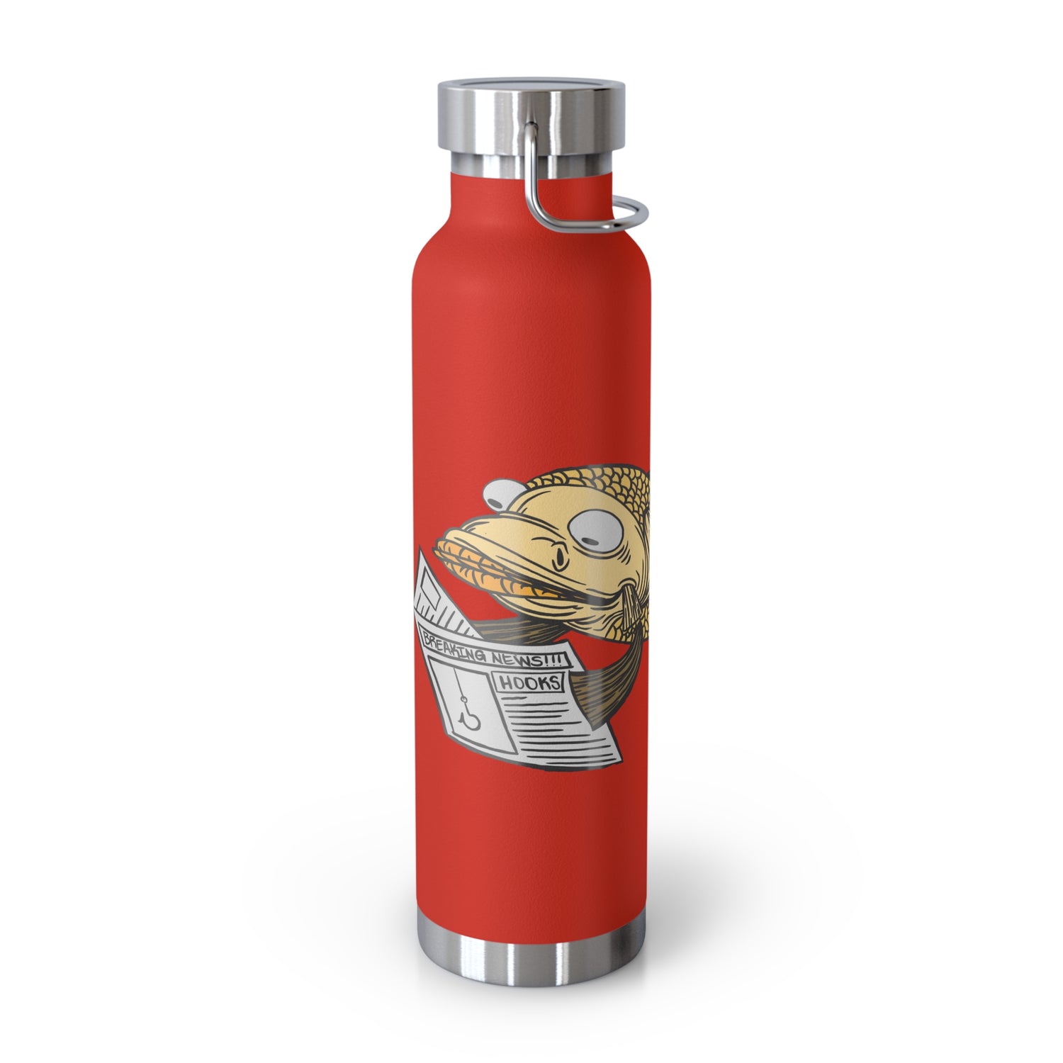 Josh Korell Design - Carpe Diem, Copper Vacuum Insulated Bottle, 22oz