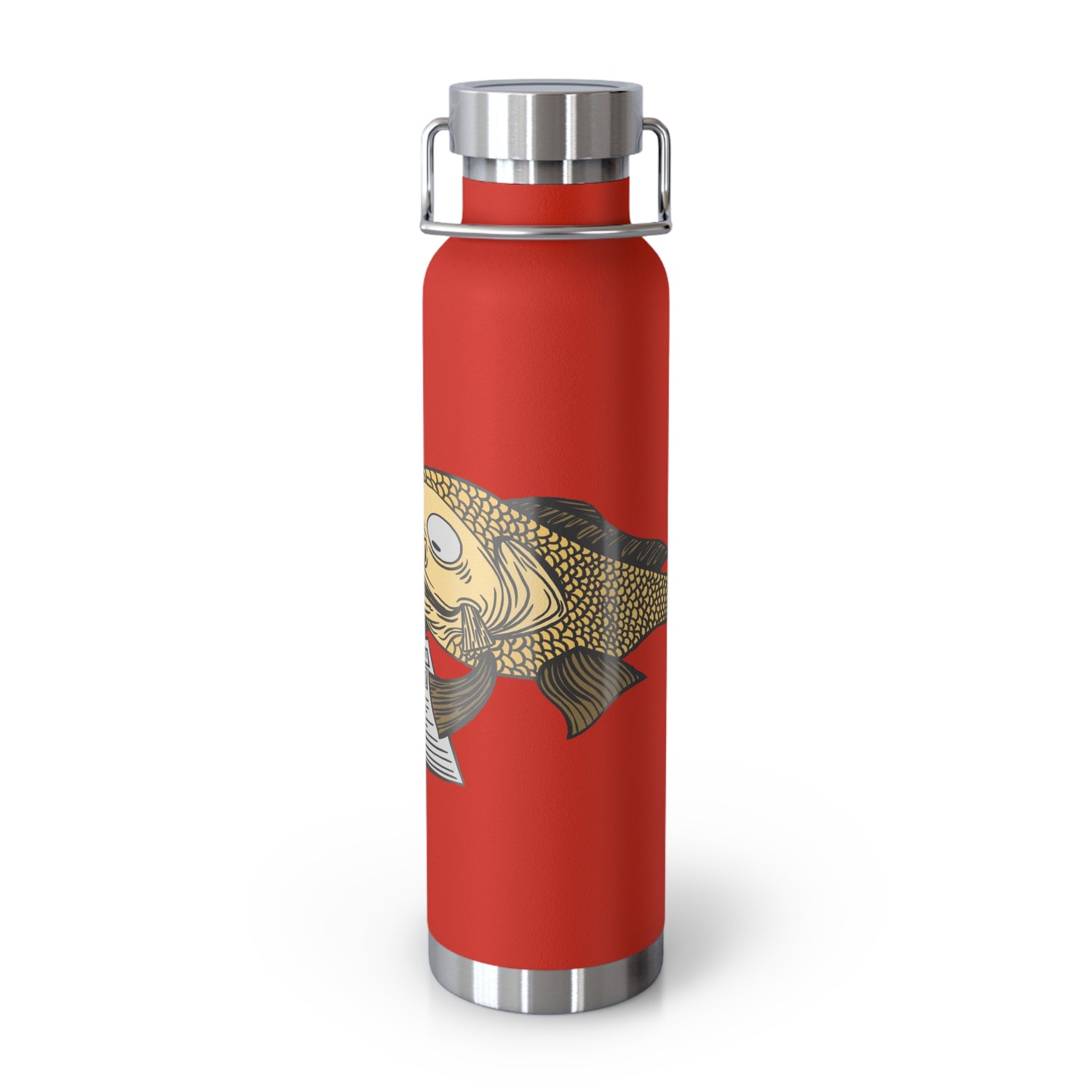 Josh Korell Design - Carpe Diem, Copper Vacuum Insulated Bottle, 22oz