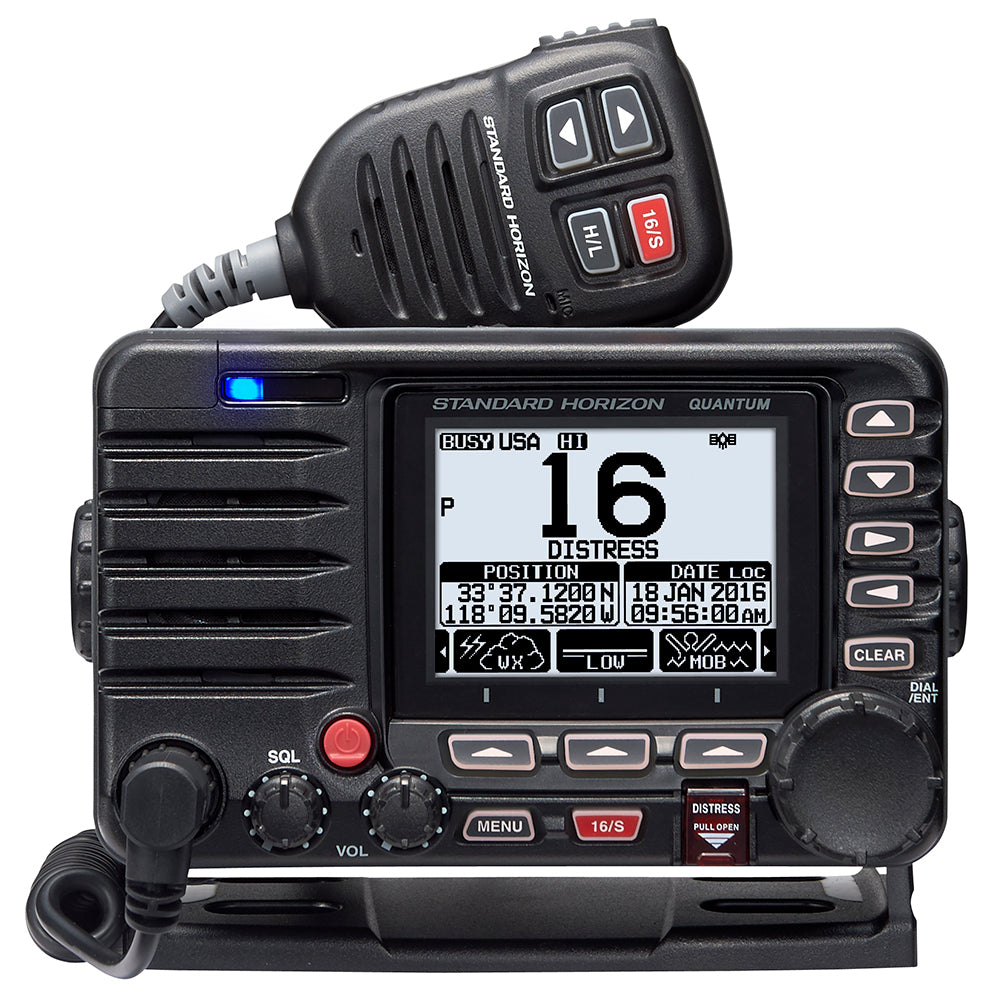 Quantum GX6000 25W Commercial Grade Fixed Mount VHF w/NMEA 2000, Integrated AIS receiver,  Speaker Mic
