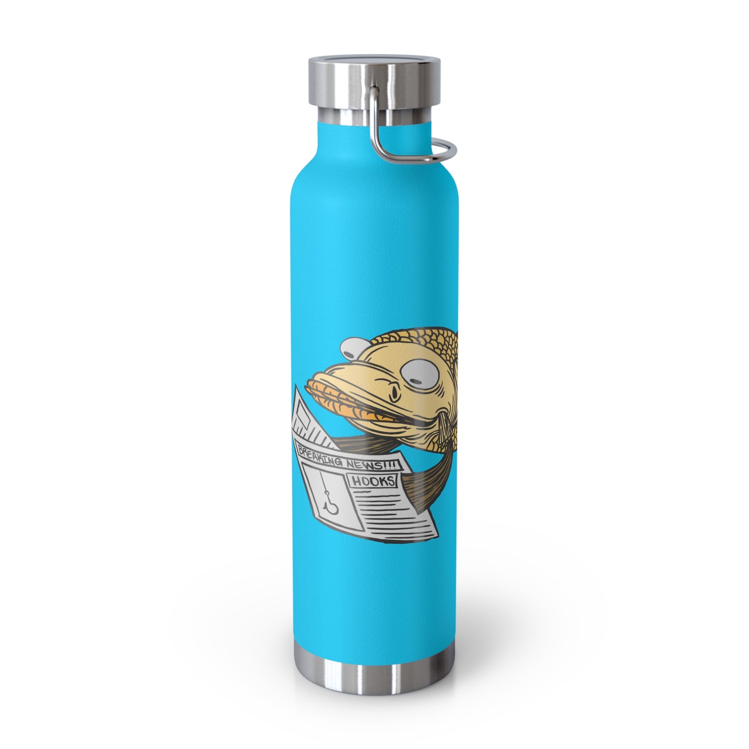 Josh Korell Design - Carpe Diem, Copper Vacuum Insulated Bottle, 22oz