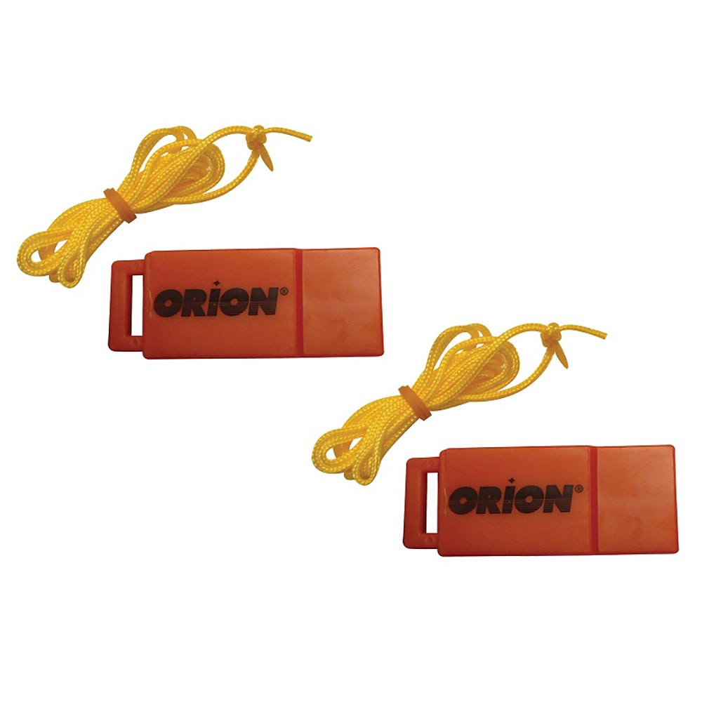 Safety Whistle w/Lanyards - 2-Pack