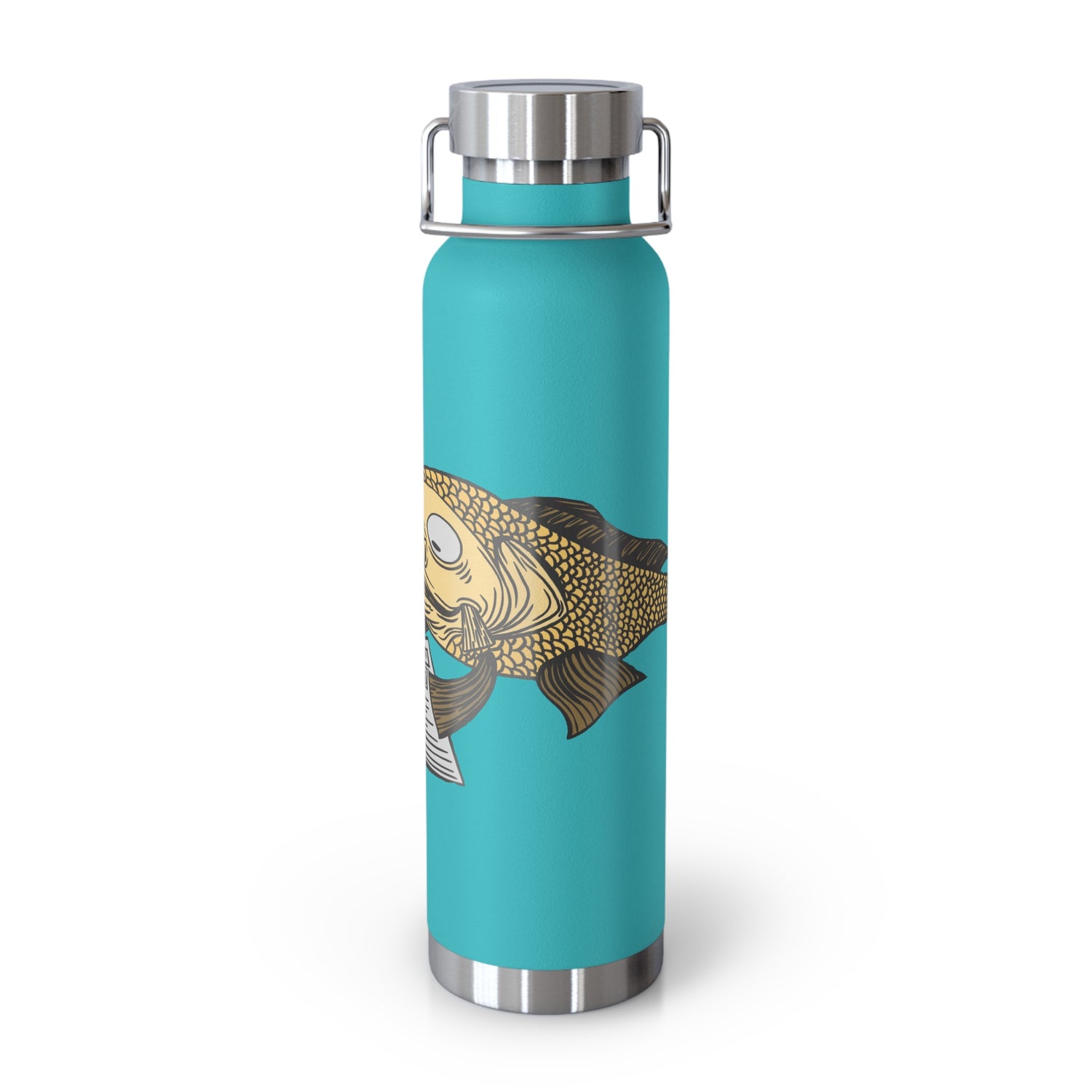 Josh Korell Design - Carpe Diem, Copper Vacuum Insulated Bottle, 22oz