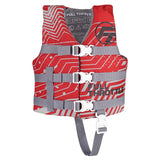Child Nylon Life Jacket - 33-55lbs - Red