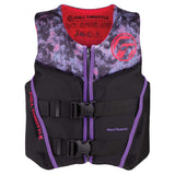 Youth Rapid-Dry Flex-Back Life Jacket-Pink/Black