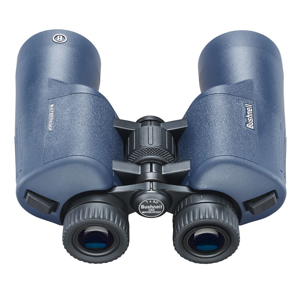 7x50mm H2O Binocular - Dark Blue Porro WP/FP Twist Up Eyecups