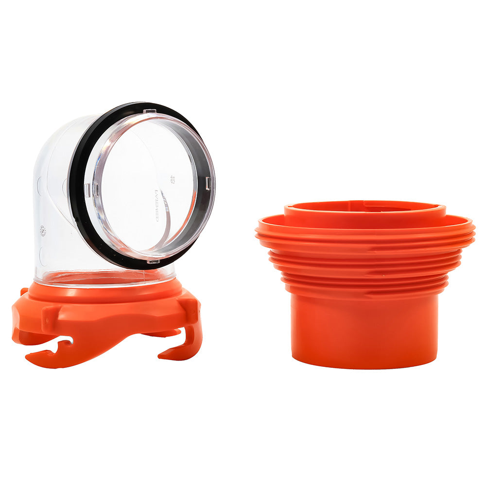 Elbow & 4 In 1 Adapter w/Swivel Bayonet Fitting