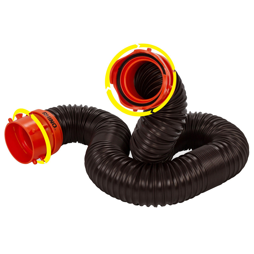 5' Sewer Hose Extension w/Swivel Bayonet & Lug