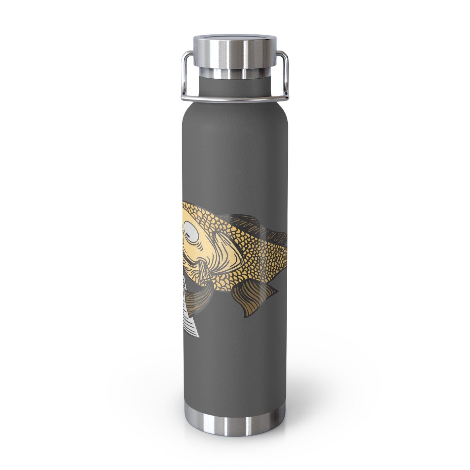 Josh Korell Design - Carpe Diem, Copper Vacuum Insulated Bottle, 22oz