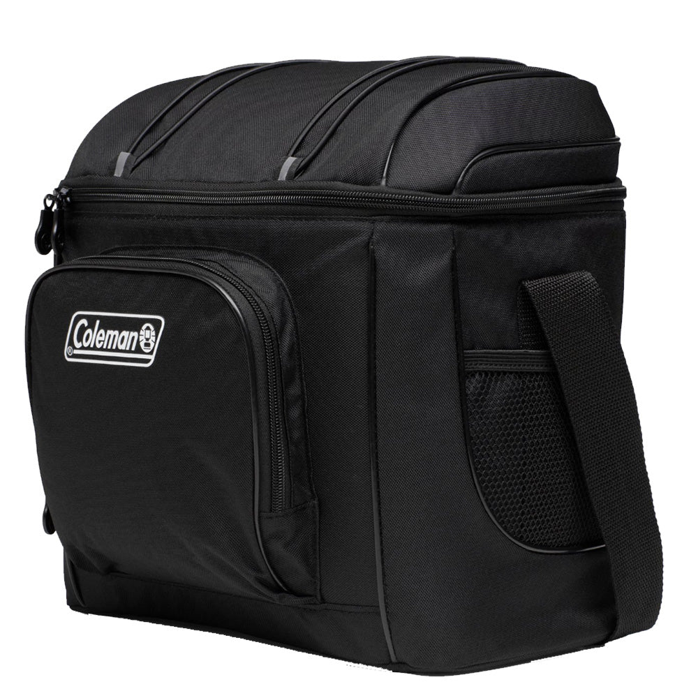16-Can Soft-Sided Portable Cooler-Black