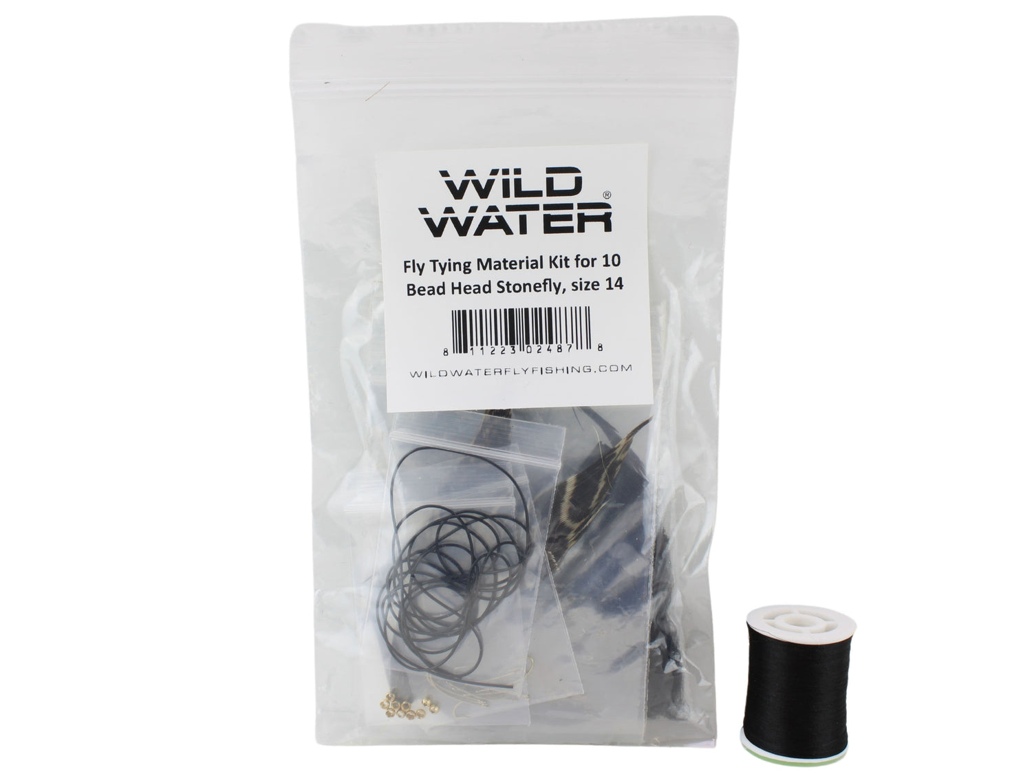 Bead Head Stonefly Fly Tying Material Kit, size 14