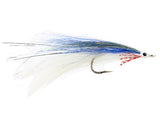 Blue and White Deceiver Fly Tying Material Kit, size 2/0