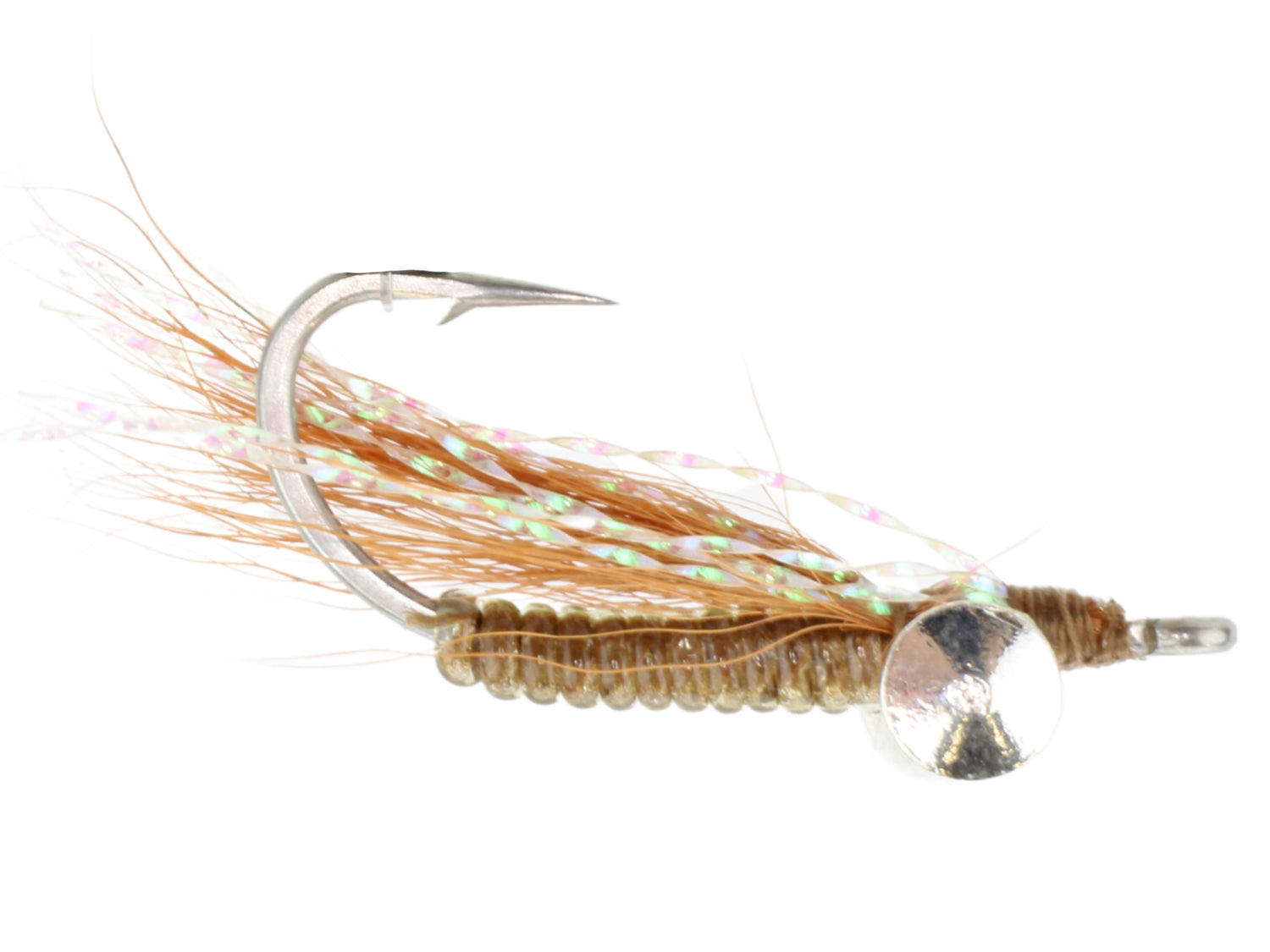 Brown Crazy Charlie Fly Tying Material Kit, size 4