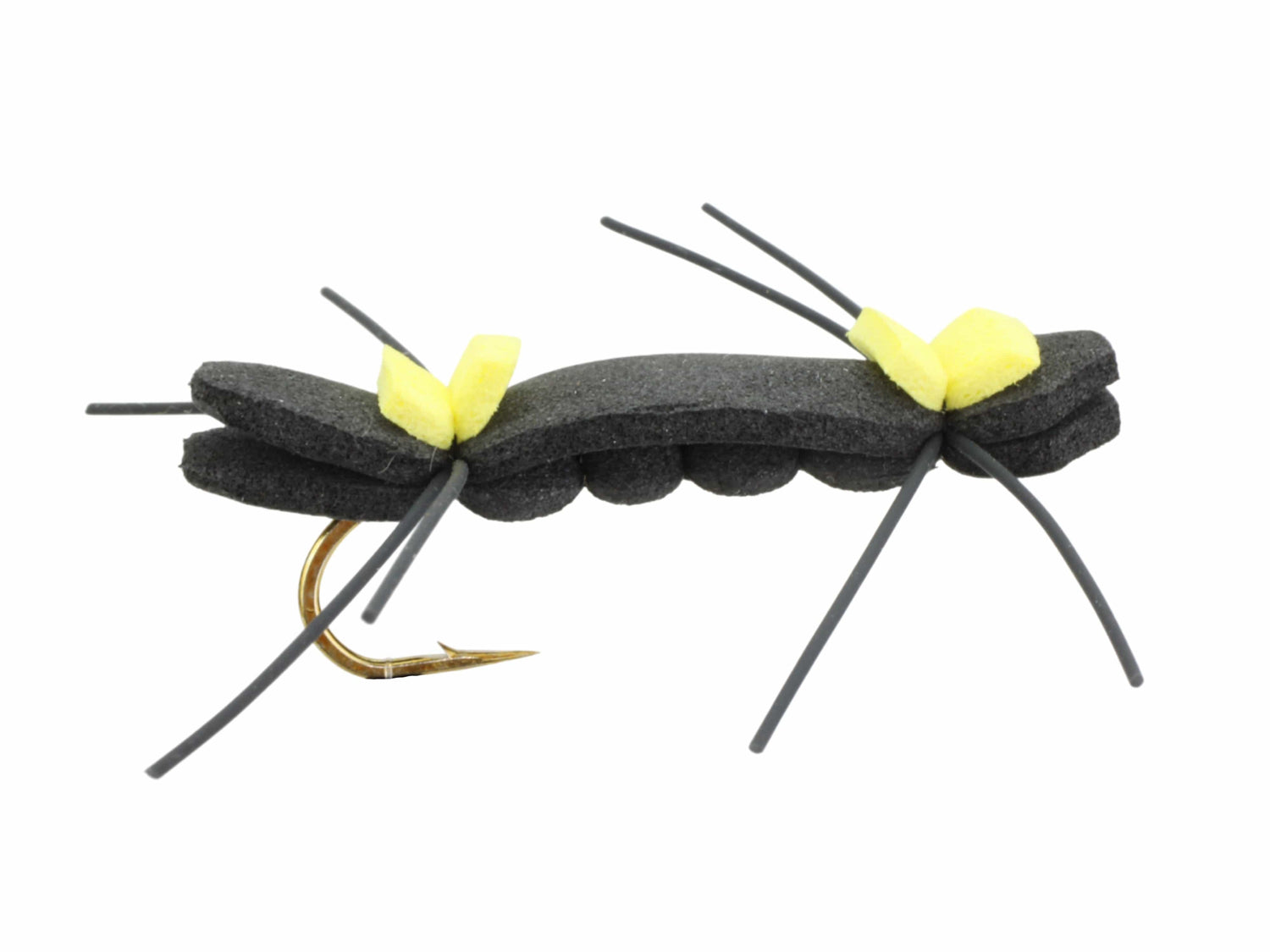 Chernobyl Ant, Size 6 | Black and Yellow | Qty. 6