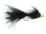 Cone Head Wooly Bugger, Size 6 | Black | Qty. 4