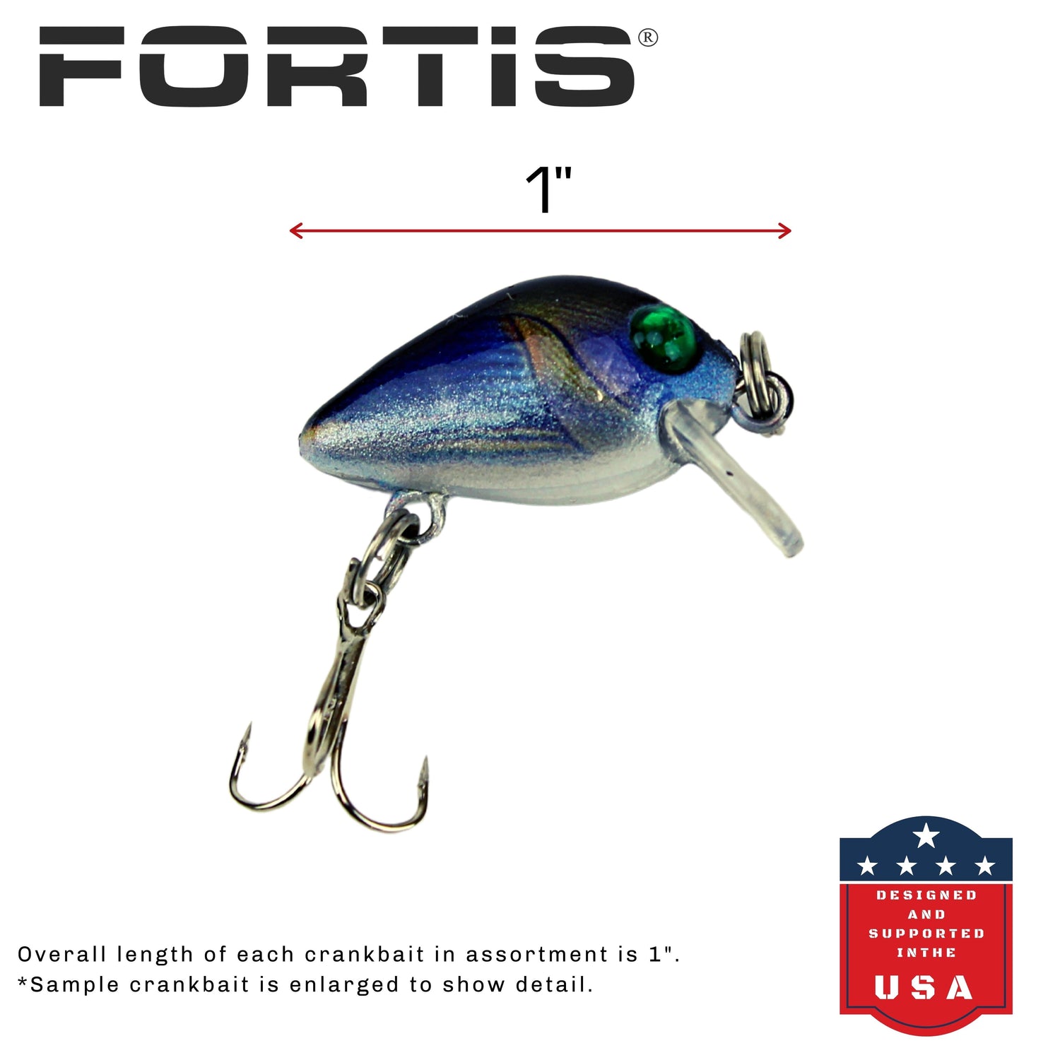 5pc Mini Crankbait Assortment, 1