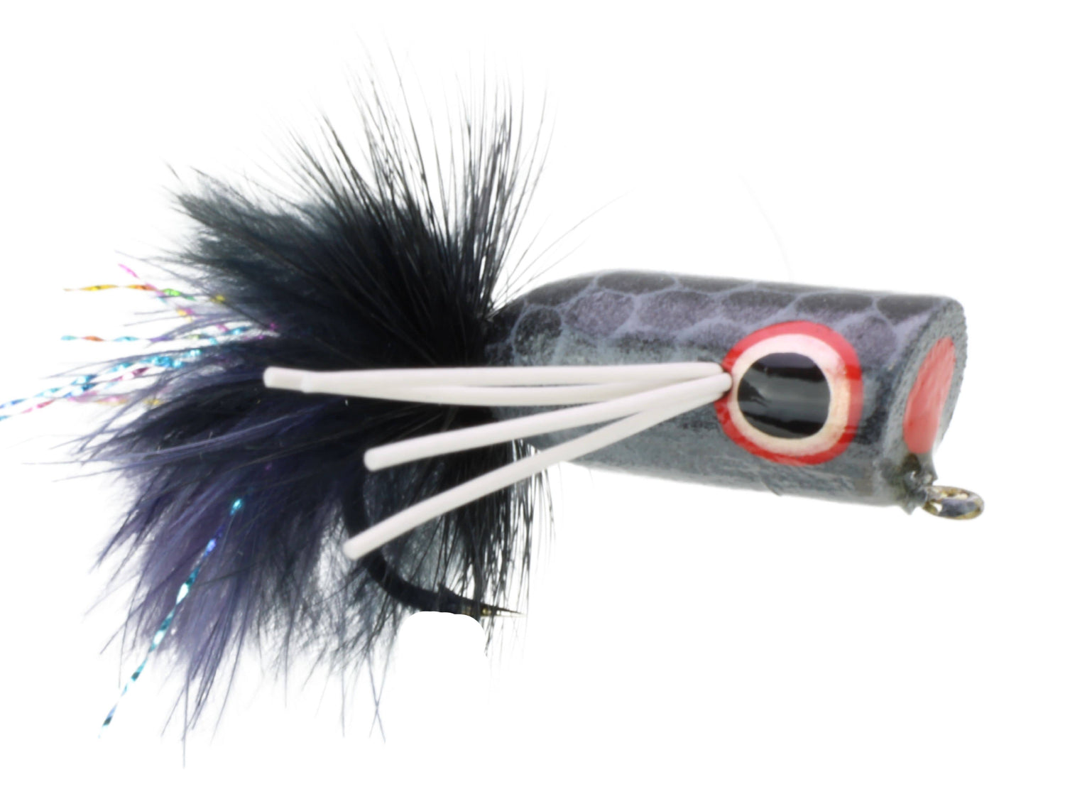 Bass Popper, Size 2 | Gray Ghost | Qty. 4