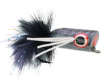 Bass Popper, Size 2 | Gray Ghost | Qty. 4