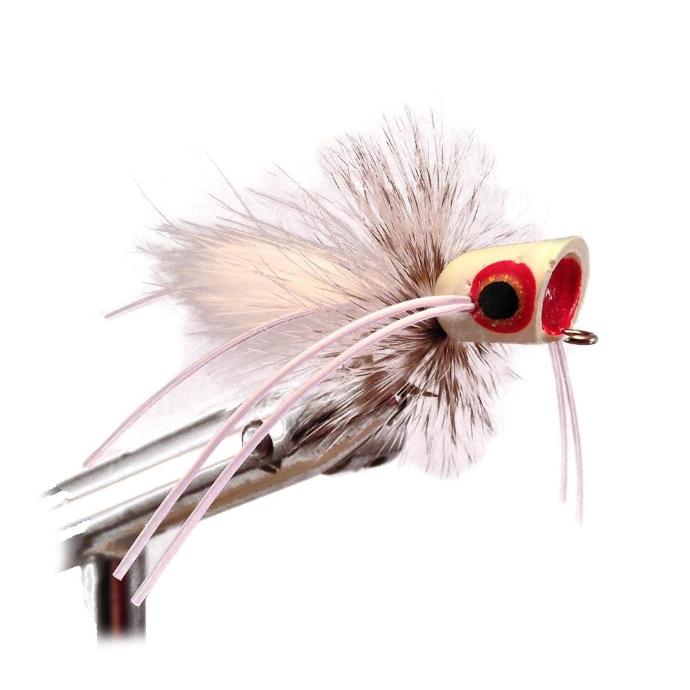 Concave Face Mini Panfish Popper, Size 6 | Glow In The Dark | Qty. 4